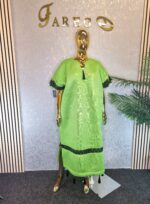 Scuba Net Midi Bubu Dress - Image 9