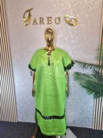 Scuba Net Midi Bubu Dress - Image 6