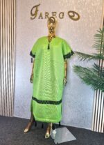 Scuba Net Midi Bubu Dress