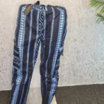 Ankara African Print Cargo Trousers, Women's Wide Leg Pants