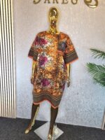 Ankara Kaftan Dress - Image 5