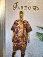 Ankara Kaftan Dress - Image 4