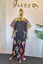 Ankara Scuba Patch Dress - Image 10