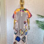 Ankara Scuba Patch Dress