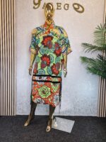 Ankara Kaftan Dress - Image 7