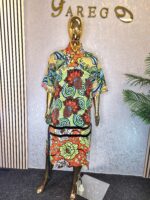 Ankara Kaftan Dress - Image 6