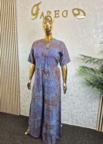 Adire Crepe Palazzo Jumpsuit - Image 5