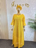 African Lace Kaftan Dress - Image 2