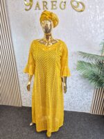 African Lace Kaftan Dress - Image 3