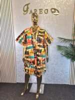 Ankara Kimono Jacket - Image 5