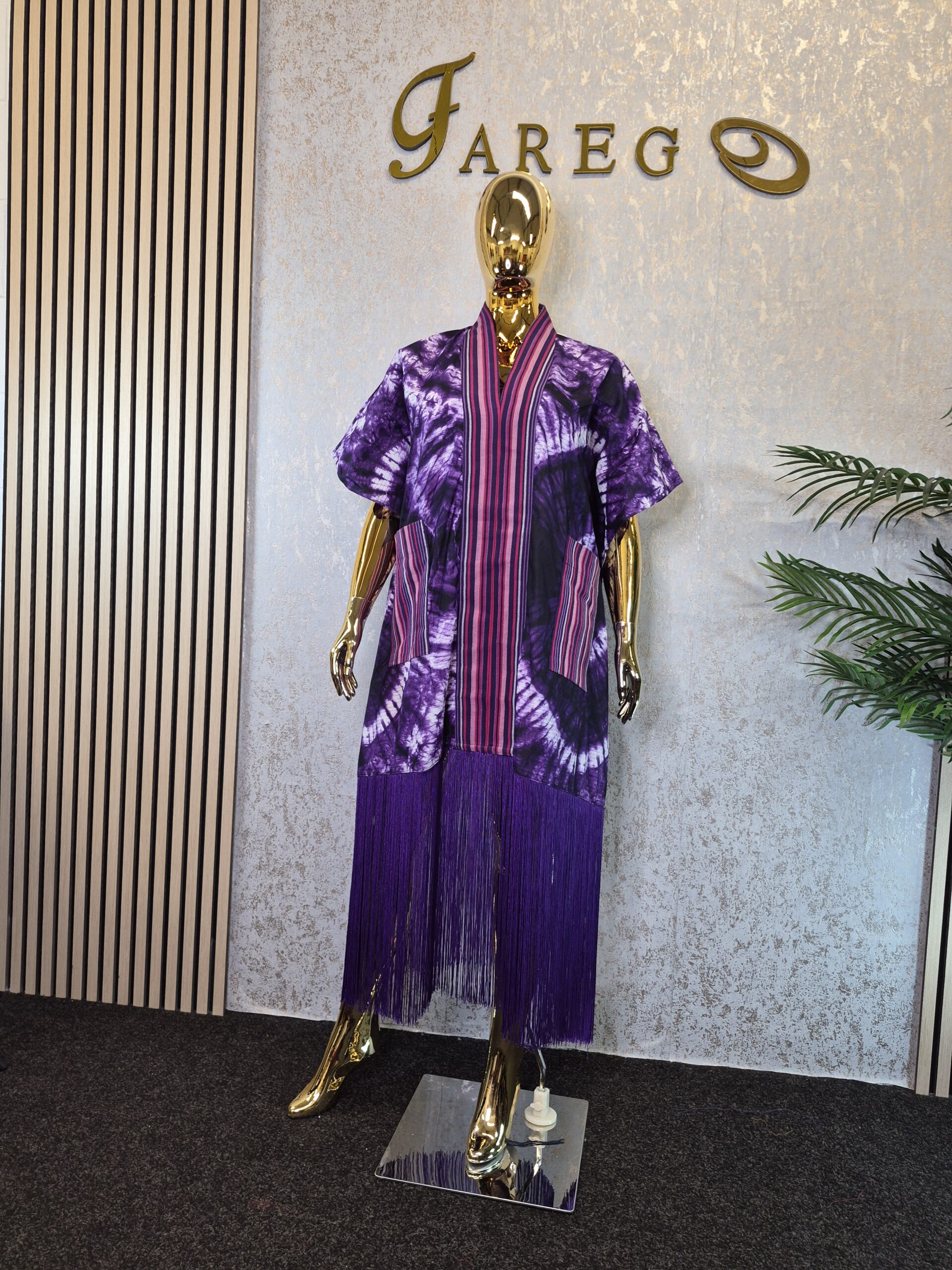 20251219_130351 Ankara Fringe dress - Image 1