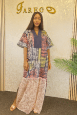 Adire Kaftan Dress