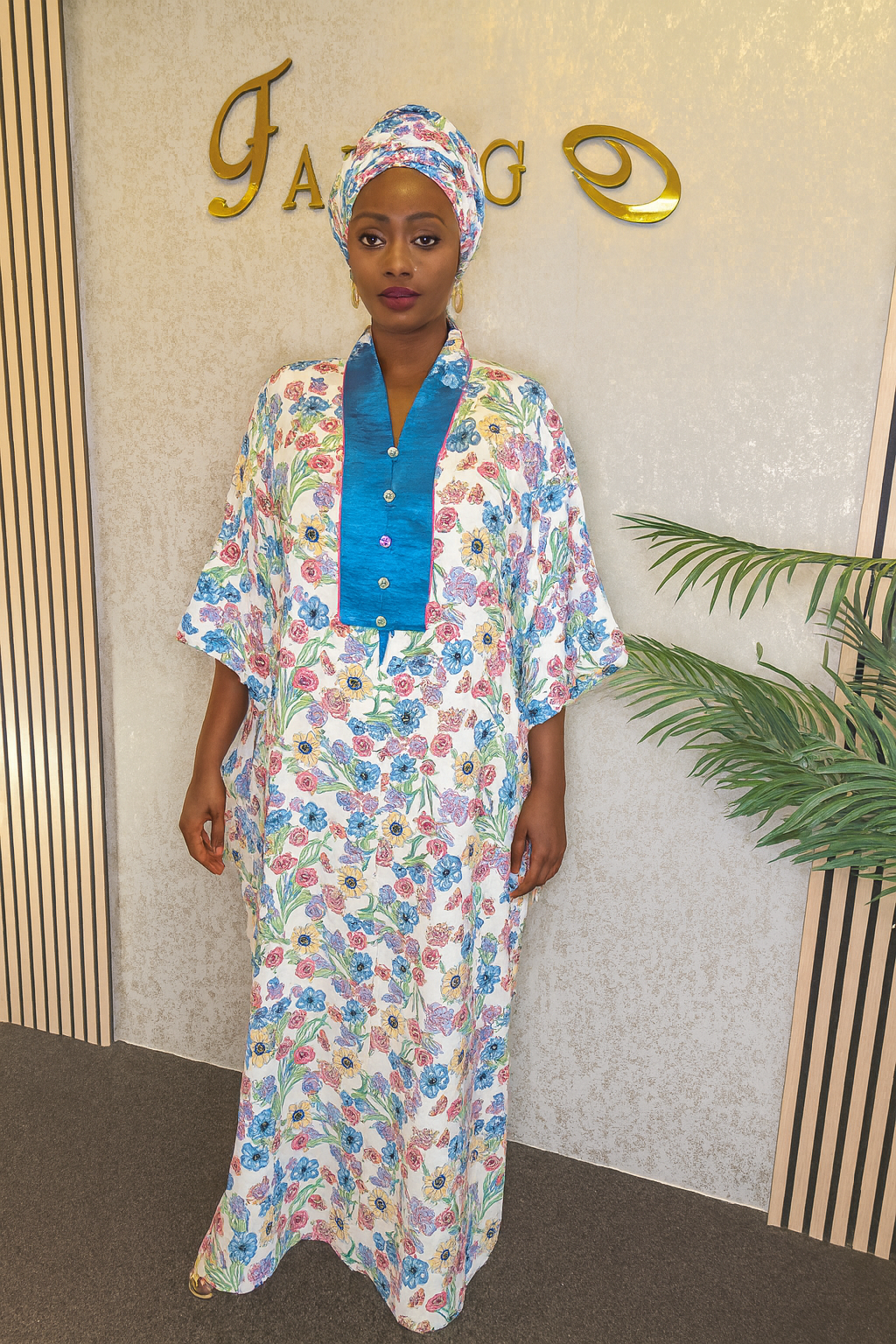 602dfb81-df3a-41ce-ae84-d5961c71086a Crepe Boubou Dress - Image 1