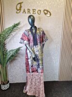 Adire Kaftan Dress - Image 3