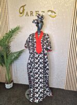 Ankara Kaftan Dress - Image 7