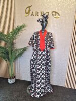 Ankara Kaftan Dress - Image 5