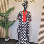 Ankara Kaftan Dress