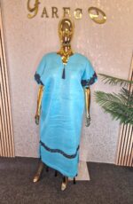 Scuba Net Midi Bubu Dress - Image 9