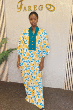 Crepe Boubou Dress