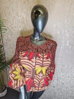 Ankara Peplum Jacket with Chantilly Lace - Image 4