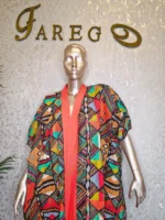 Tribal Ankara Butterfly Boubou Dress - Image 6
