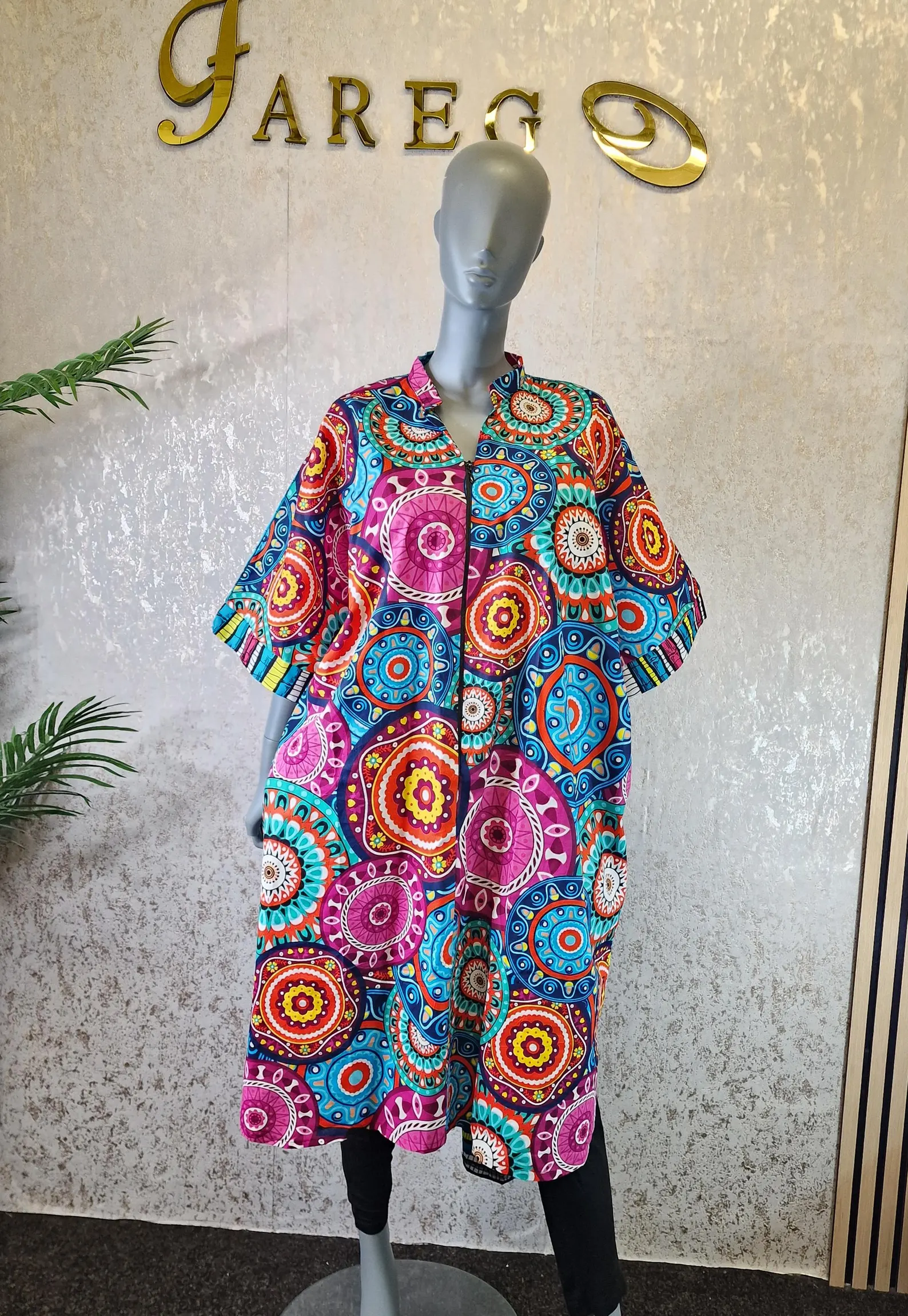 il_1588xN.6763519343_rkzy Ankara Boubou Dress - Image 1