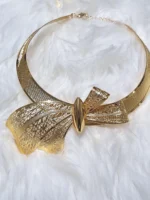 Gold Plated Party Jewellery Set Necklace, Earrings, Bracelet & Ring - Image 5