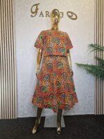 Ankara Crop Top and Flare Skirt Set - Image 6