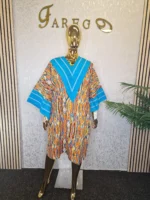 Elegant Ankara Kaftan Dress - Image 6