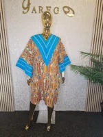 Elegant Ankara Kaftan Dress