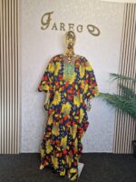Beaded Ankara Boubou - Image 6