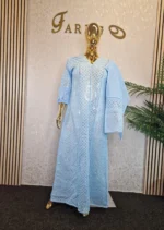 African dry Lace kaftan Dress - Image 5