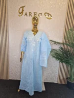 African dry Lace kaftan Dress - Image 3