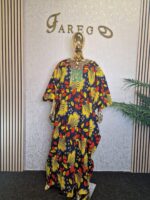 Beaded Ankara Boubou - Image 4