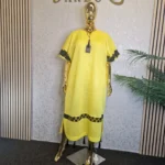 Scuba Net Midi Bubu Dress