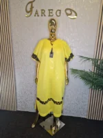Scuba Net Midi Bubu Dress - Image 3