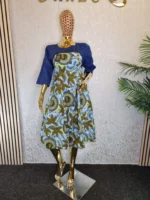 Ankara Short Flare Dress - Image 7