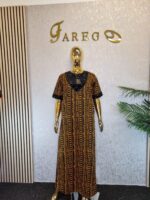 Embellished Ankara Kaftan - Image 3