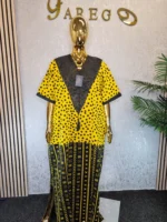 Ankara Kaftan Dress - Image 7