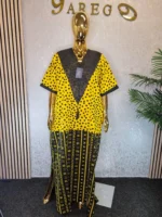 Ankara Kaftan Dress - Image 4
