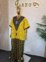 Ankara Kaftan Dress - Image 3