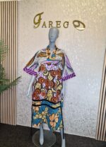 Ankara Boubou Dress - Image 4