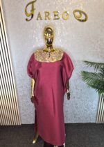 Luxury Mikado Silk Boubou Kaftan - Image 6