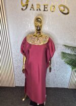 Luxury Mikado Silk Boubou Kaftan - Image 5