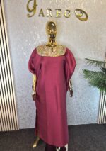 Luxury Mikado Silk Boubou Kaftan - Image 4
