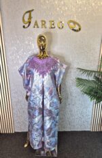 Luxurious Damask Boubou with embellishment - Image 8