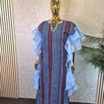 Luxury Aso Oke Kaftan Dress