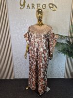 Luxurious Damask Boubou with embellishment