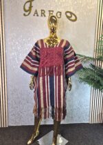 Luxury Aso Oke Kaftan Dress - Image 4