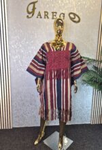 Luxury Aso Oke Kaftan Dress - Image 3